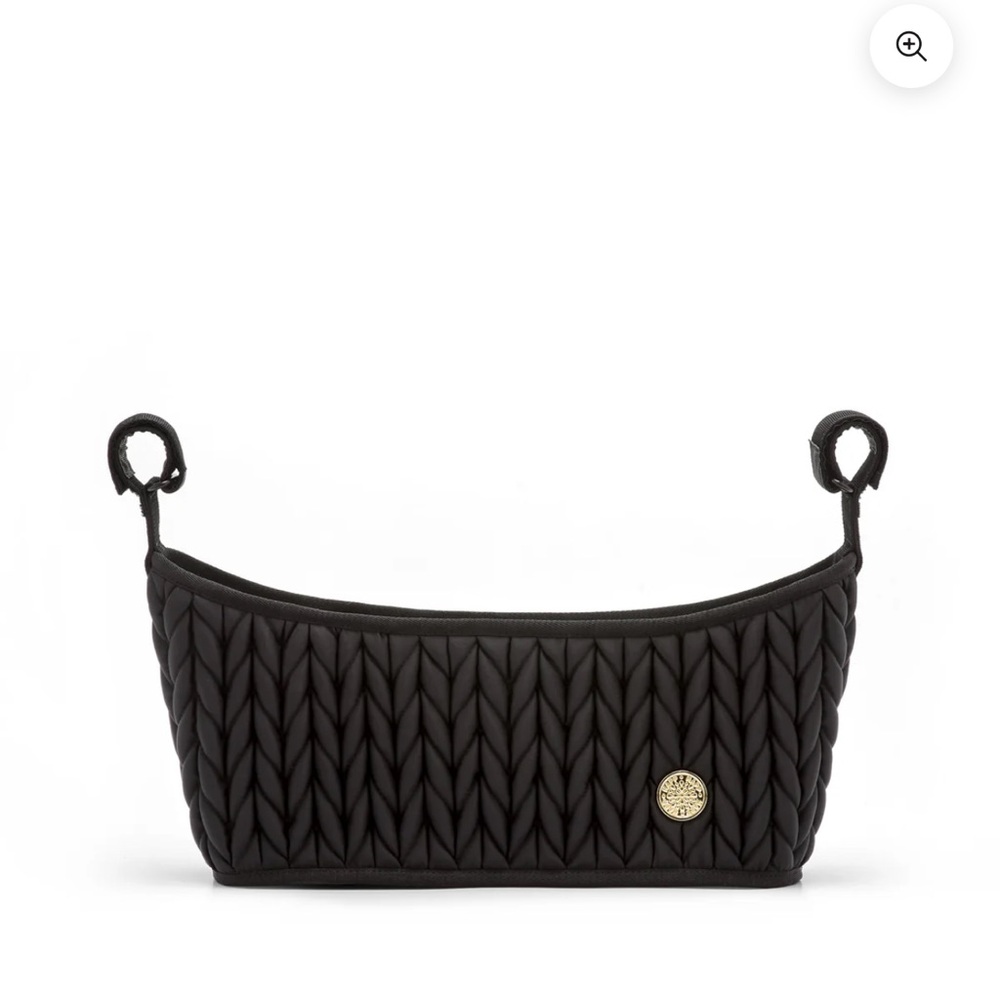 Elegant Black Quilted stroller  Bag
